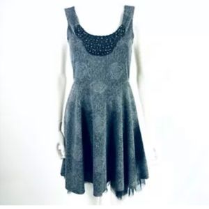 Free People Beaded Brocade Dress